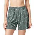 thumbnail image 2 of TRUBKH Shorts for Women Women's Hiking Shorts Bermuda Shorts for Women Women's Slim-fit Shorts Straight Leg Knee Length Shorts Women's Mid-rise Shorts Workout Shorts Womens Drawstring Short Green 8XL, 2 of 5