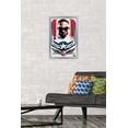 thumbnail image 2 of Marvel Falcon and Winter Soldier - Falcon Illustration Wall Poster, 14.725" x 22.375", Framed, 2 of 3