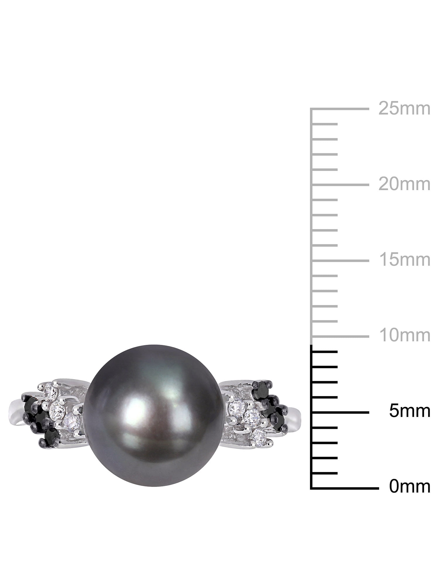 Everly Women's Cultured Pearl and Diamond 10k White Gold Ring