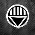 thumbnail image 5 of Green Lantern Core Blackest Night Black Lantern Logo Mens Lined Mesh Shorts, Black, Small, 5 of 6