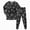 Black, variant on Zuwimk Little Boys Girls Pajamas Set 2 Piece Long Sleeve Halloween Print Top and Pants Pjs Sleepwear Jammies Fall Winter Pj,Y008-Black