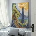thumbnail image 3 of Lord of The Rings Retro Travel Isengard Home Decor Poster Wall Art Hanging Picture Print Bedroom Decorative Painting Posters Room Aesthetic 12x18inch(30x45cm), 3 of 6