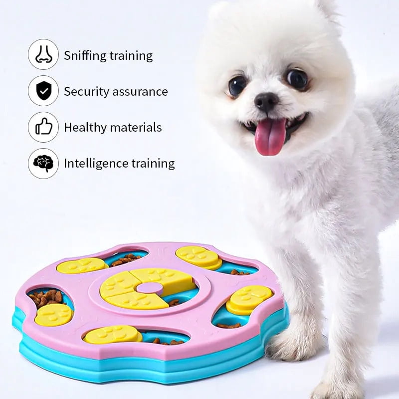 Dog Puzzle Toys Slow Feeder Interactive Increase IQ Food Dispenser Non-Slip Slowly Eating Bowl Cat Dogs Food Games