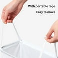 thumbnail image 5 of JilgTeok 1 Packs Laundry Basket Wall Hanging Mesh Laundry Hamper Hanging Dirty Clothes Basket Folding Sundries Storage Bag for Bathroom Toilet Laundry, 5 of 8