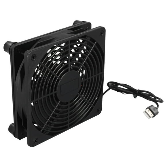 1pc 120mm Single/dual Fan 5V USB Router Powered PC Fan With Speed Controller High Air Volume Cooling Fan For Hard Drives