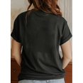 thumbnail image 2 of Women'S Vintage Casual Printed T-Shirt with a Round Neck, 2 of 5