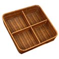 thumbnail image 1 of Tabletop Food Serving Baskets Trays Large Capacity Smooth Surface Basket for Bread Candy Fruit Vegetable, 1 of 8