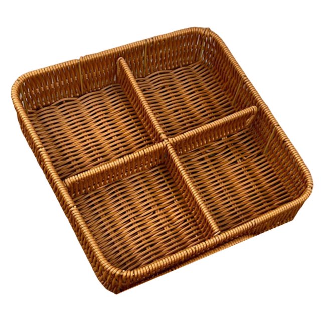 Tabletop Food Serving Baskets Trays Large Capacity Smooth Surface Basket for Bread Candy Fruit Vegetable