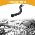thumbnail image 2 of Unique Bargains Radiator Hose No.A2045018782 Upper Water Tank Connection Coolant Water Hose for Mercedes-Benz C-CLASS E-CLASS GLK-CLASS Rubber Black Good Sealing, 2 of 7