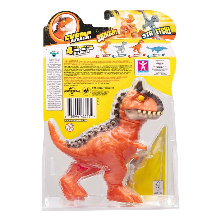 Dinosaure Jurassic World Goo JIT Zu - Figurine Stretch Modèle Aléatoire