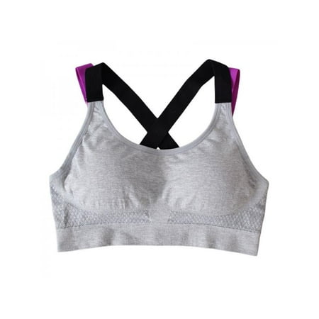 

Women Wirefree Padded Racerback Sports Bra For Yoga Workout Gym Activewear