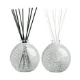 thumbnail image 1 of Whole Housewares | Botellas Difusoras de Vidrio de Mosaico Transparente de 12 Onzas con Tapa Negra, 1 of 5