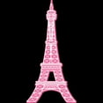 thumbnail image 3 of CafePress - Pink Eiffel Tower Women's Dark Pajamas - Women's Short Sleeve Print T-Shirt and Pants Dark Cotton Pajama Set, 3 of 7