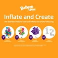 Balloon Time 9.5in Helium Tank Kit Includes 30 Assorted Latex
