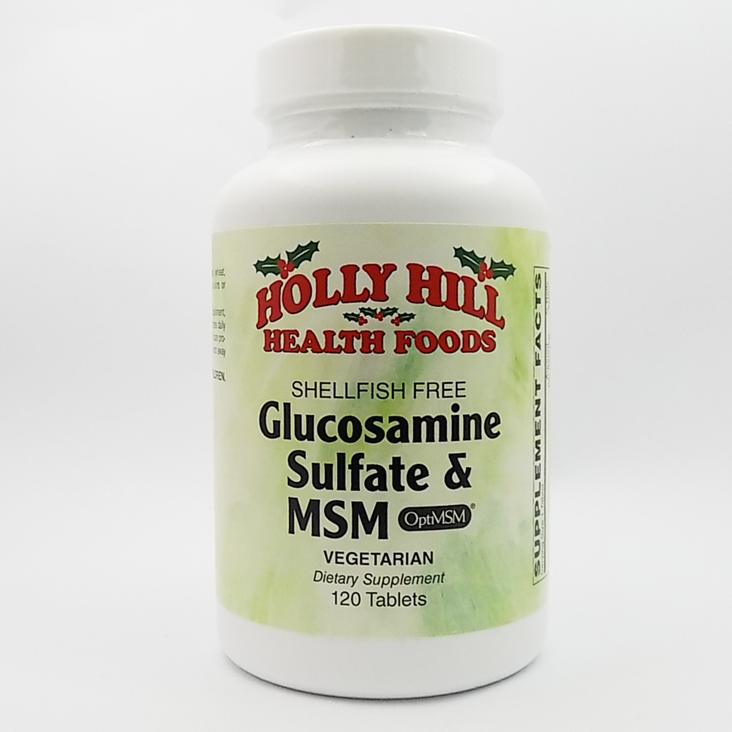Holly Hill Health Foods, Glucosamine Sulfate and MSM (Shellfish Free