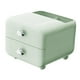 thumbnail image 5 of Organizador de escritorio con cajón, soporte para brochas de maquillaje, papelería de escritorio Verde, 5 of 9