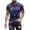 hgg277-Purple, variant on Yaoyar Mens Fashion Printed T-Shirt Short Sleeve Crew Neck Summer Shirts Beach Vacation Casual Breathable Novelty Tee
