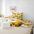 thumbnail image 5 of Feelyou Yellow School Bus Bedding Comforter Set 7pcs for Kids, Cartoon Car Truck King Bedding Sets, Kawaii Vehicle Reversible Bed Sheets, Lightweight Room Decor, 5 of 7