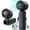 Black, variant on Portable Handheld Turbo Fan, 4000mAh Rechargeable Personal Fan with LED Display, 5 Speeds, Up to 12H Runtime, 180° Foldable Desk and Neck Fan for Travel, Makeup, Beach