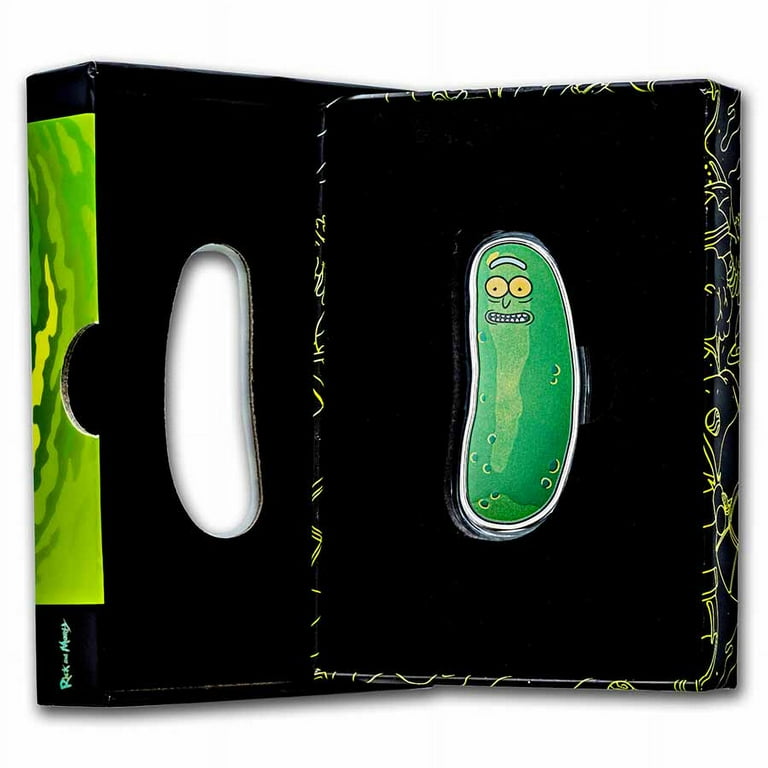 2022 Cook Island 1 oz Silver $1 Rick and Morty: Pickle Rick Coin