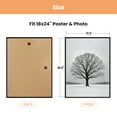 thumbnail image 4 of Sindcom 18x24 Picture Frames, Gallery Wall Poster Frames Set of 3, Black, 4 of 7