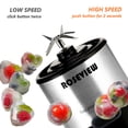 thumbnail image 4 of Smoothie blender portable smoothies for blenders Roseview Glass bottle personal blender cordless mini blenders for smoothies cup mixer blend juicer maker mélangeur USB rechargeable, 4 of 8