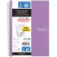 thumbnail image 7 of Five Star Spiral Notebook, 2 Subject, College Ruled, 6" x 9.5", Amethyst Purple, 7 of 7