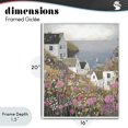 thumbnail image 4 of Stupell Industries Rustic Lodge Picturesque Village over Sea White Framed Giclee Art, 16 x 20, by Riley B, 4 of 8