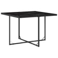 thumbnail image 4 of vidaXL 11 Piece Patio Dining Set with Cushions Black Poly Rattan, 4 of 10