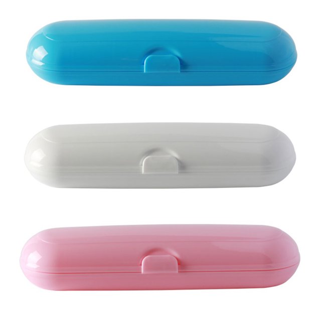 Flmtop Portable Travel Electric Toothbrush Brush Case Holder Container Storage Box