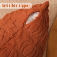 thumbnail image 6 of Fall Decorations Set of 2 Double-Sided Fall Pillow Covers 18" x 18", with 2 Different Looks, Rust Pumpkin & Leaf, Soft Plush Faux Fur Throw Pillow Covers for Home Decor, 6 of 13