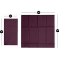 thumbnail image 5 of BloominGoods Colored Paper Disposable Dinner Napkins with Flatware Pocket, Plum 50-Pack, 5 of 9