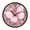 Soft Pink Butterfly, variant on Voice Activated Clock with Glow Light 12 Inch Large Silent Wall Clock Battery Operated for Home Decor A Flock Of Butterflies