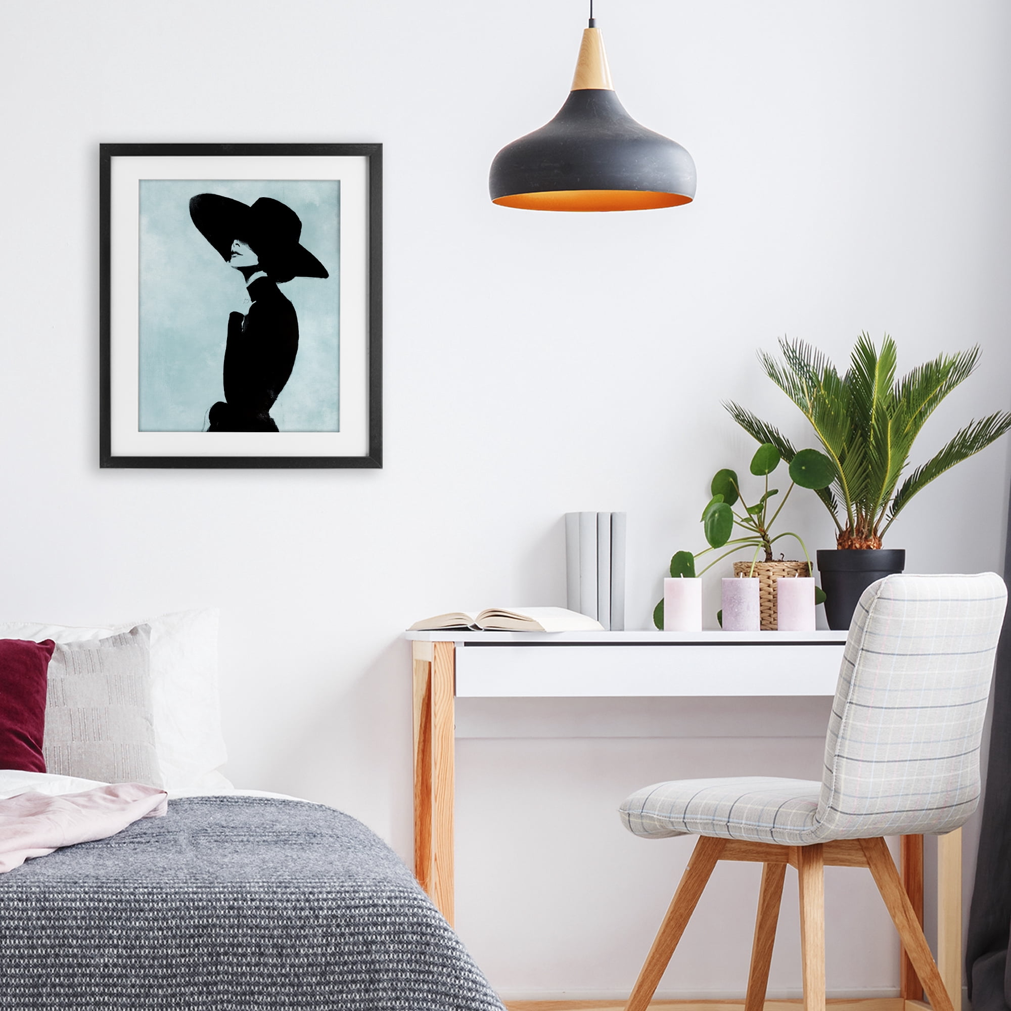 Stupell Industries Eclipse In Black Black Framed Print Under Glass, design by Svetlana Aleynikova