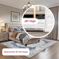 thumbnail image 4 of nuLOOM Verona Vintage Persian Area Rug, 4', Round, Verona Blue, 4 of 11