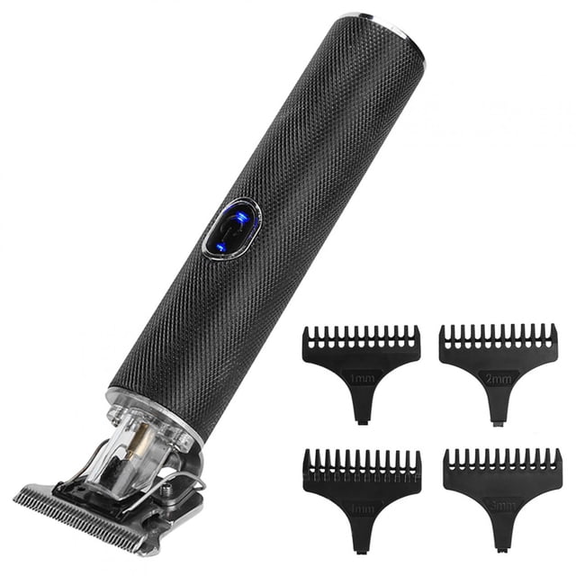 Professional Hair Clipper, With Replacement Electric Hair Cutting Machine, Stylish Design For Home Hair Salon Black
