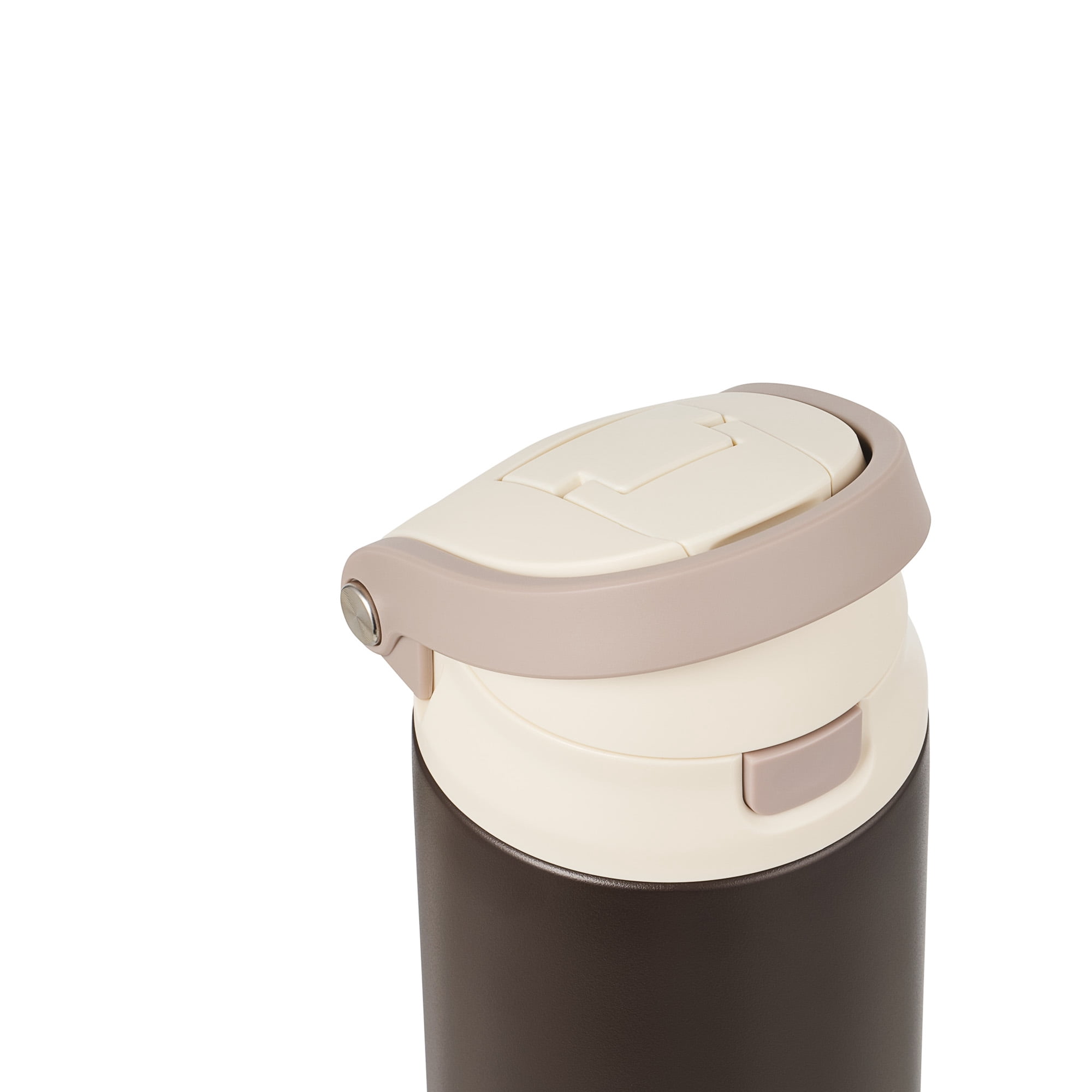 TAL 24oz Stainless Steel 2-in-1 Water Bottle with Straw and Chug Lid, Mocha