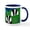 White/Navy Inside, variant on CafePress - Badgers - 11 oz Ceramic Mug - Novelty Coffee Tea Cup