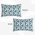 thumbnail image 2 of Yiaed Penguins Dolphins Whales Print Brushed Microfiber Envelope Pillowcases, Standard,Envelope Closure Pillow Cases(Without Pillow Core)-14"x20", 2 of 6