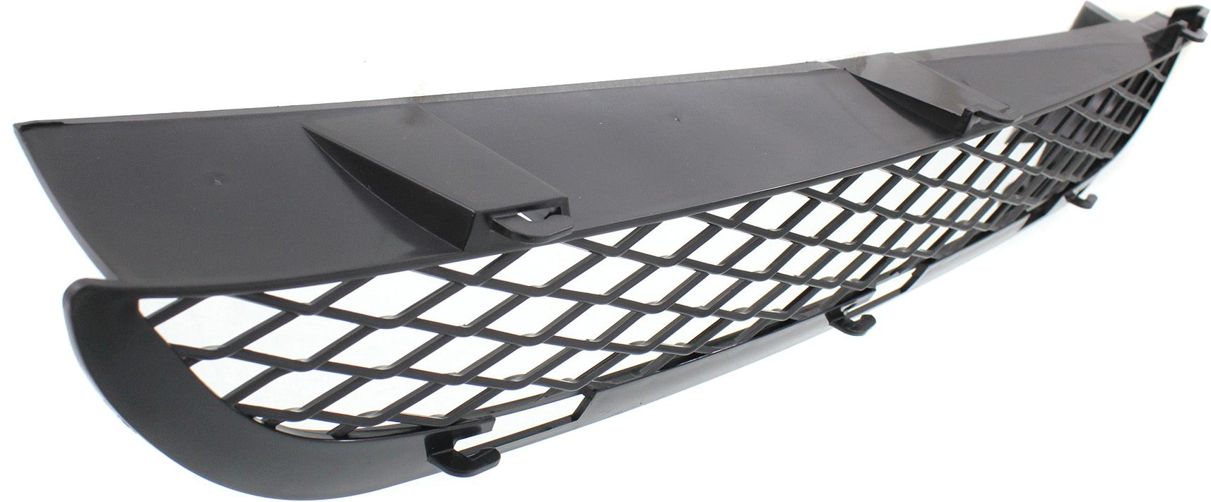 Bumper Grille Compatible With 2004-2006 BMW X5 Front, Left Driver Black