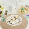 thumbnail image 4 of GUANGHONG Wind Placemat Round Woven Insulated Tray Mat Decorative Prop Mat Household Hot Mat 38cm Small Kitchen Table Set for 4 under 150, 4 of 9