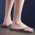 thumbnail image 2 of Summer Rubber Flip Flops for Men Comfortable Thong Sandals Non Slip Flat Footwear for Beach Pool, 2 of 5