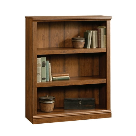 Sauder Select 3-Shelf Bookcase, Washington Cherry Finish