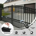 thumbnail image 4 of ALEKO Swing Gate Metal Opener Solar Kit for Dual Gates up to 36 ft 1320 lb, 4 of 16