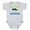 Heather Gray, variant on CafePress - We Love Ukraine Body Suit - Cute Infant Bodysuit Baby Romper - Size Newborn - 24 Months