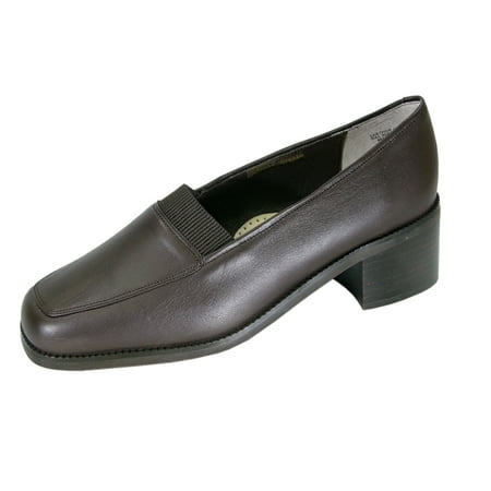 

PEERAGE Phyllis (5857) Women Extra Wide Width Heeled Loafers Brown 9