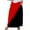 Red, variant on Maoxin Women's Skirts Women's Printed Elastic Waistband Pleated Pocket Skirt With Mid Calf Skirt ,Red,L