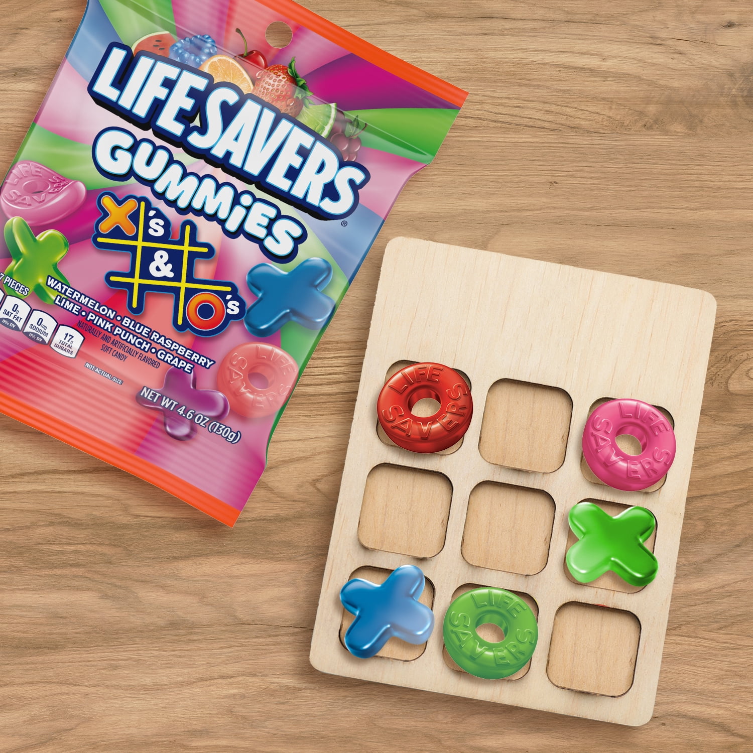 Life Savers Gummies X's & O's Gummy Candy - 4.6 oz Bag