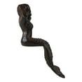 thumbnail image 4 of Small Nautical Siren Mermaid Venus Making Up Hair Cast Iron Rustic Sculpture, 4 of 9