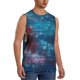 thumbnail image 2 of Fotbe Abstract Colorful Art Supplies Men's Camiseta sin Mangas Estampada para Hombres, Playera Casual para Gimnasio, Entrenamiento, Playa-Medium, 2 of 7